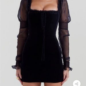 Worn once House of CB velvet mini dress